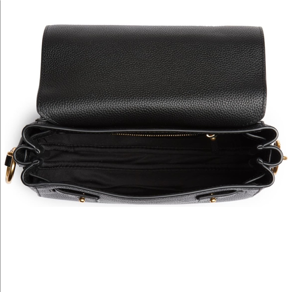 NWT🌸 Tory Burch Everly Leather Flap Saddle Bag - Picture 6 of 7